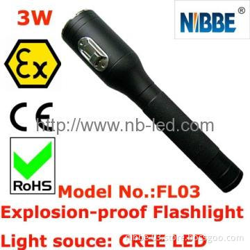 Explosion Proof LED torch-3W CREE LED CHIP